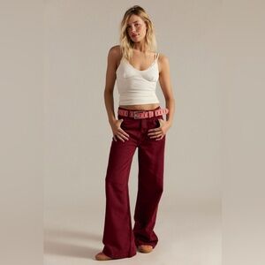 We the free Stride Straight ‘n Wide Jeans NWOT syrah